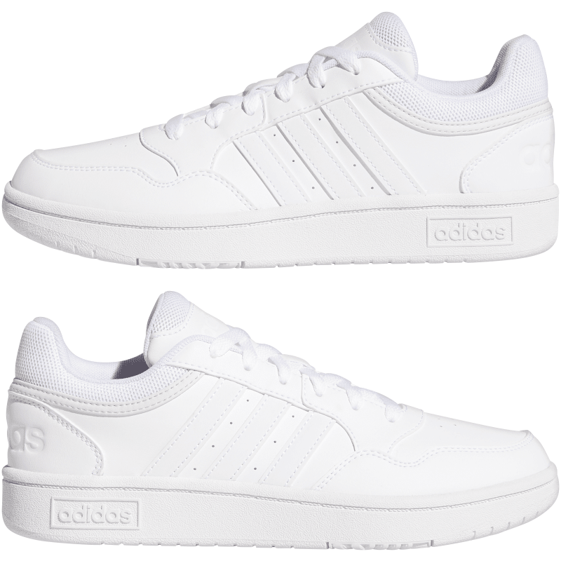 נעלי סניקרס נוער Adidas Hoops 3.0 GW3036