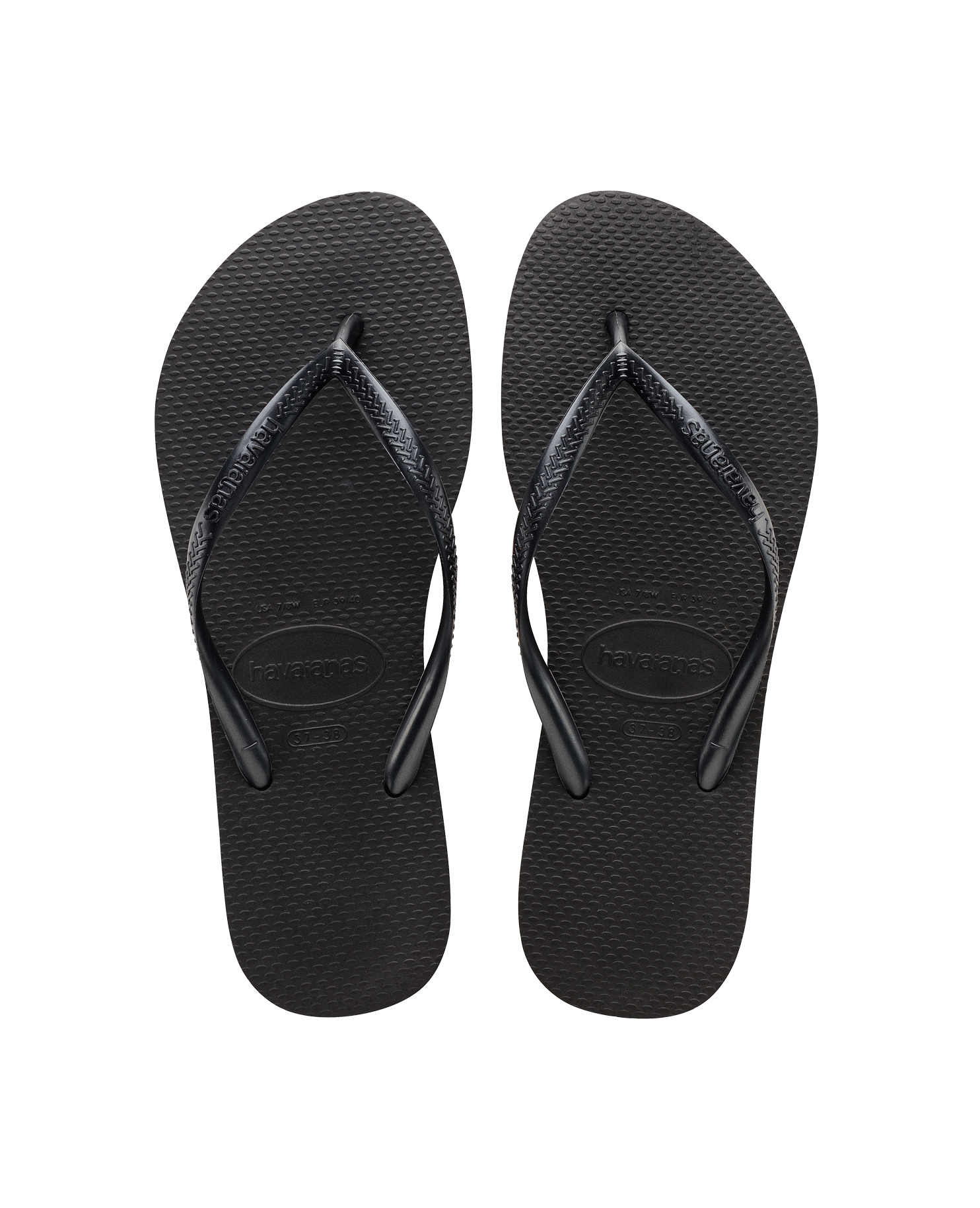 כפכפים צבע שחור לילדים HAVAIANAS