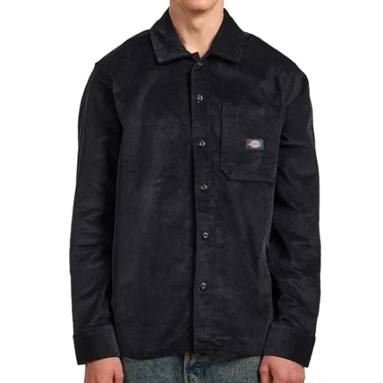 Dickies חולצת קורדרוי SHIRT LS BLACK DK0A8652BLK1