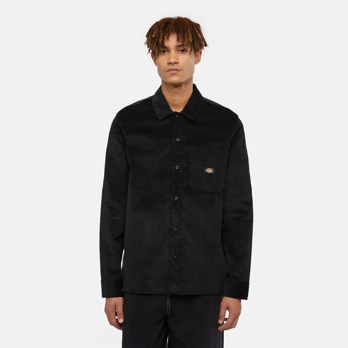 Dickies חולצת קורדרוי shirt ls khaki DK0A8652BLK1