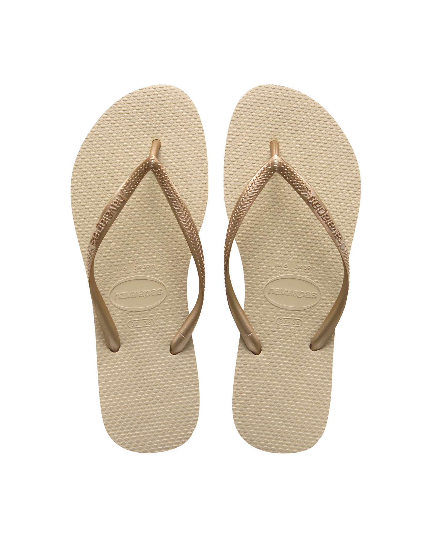 HAVAIANAS כפכפי אצבע נשים צבע זהב HAVAIANAS כפכפי אצבע נשים צבע זהב