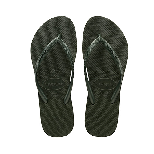 "HAVAIANAS כפכפי אצבע נשים צבע ירוק "