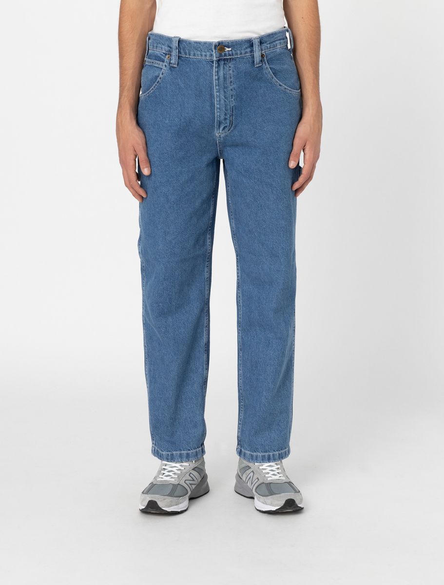 DICKIES מכנסי ג'ינס של GARYVILLE CLASSIC BLUE DK0A4XECCLB1