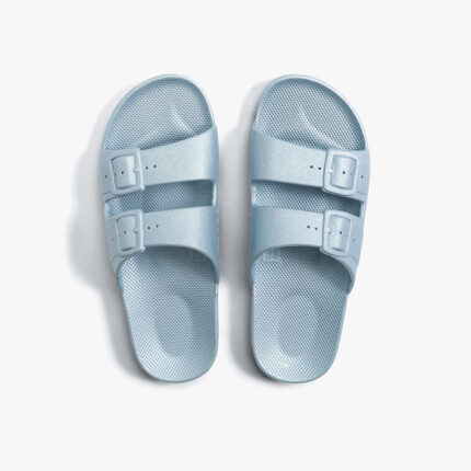 כפכפים לנשים Freedom Moses Nili עם נצנצים בצבע תכלת בהיר